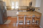 Kitchen with additional seating